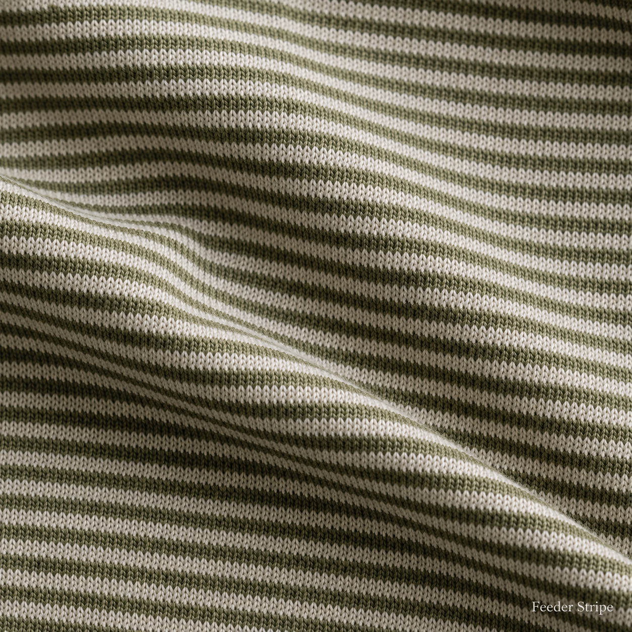 Feeder stripe fabric
